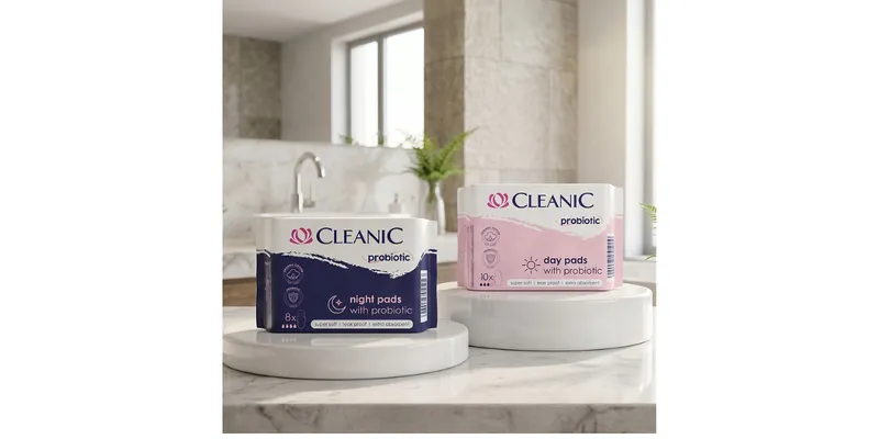 Harper Hygienics Launches Cleanic Probiotic Menstrual Pads with Organic Cotton Top Sheet